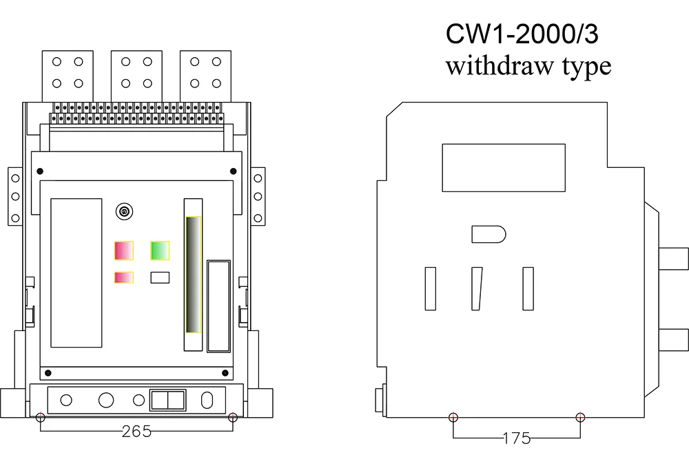 Edo Acb 1600a Air Magnetic Circuit Breaker
